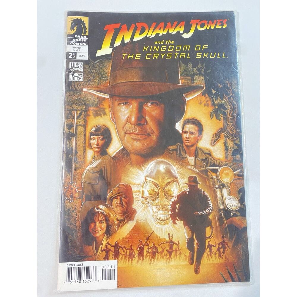 Indiana Jones Kingdom of the Crystal Skull #2 of 2 Dark Horse 2008 Struzan NM-